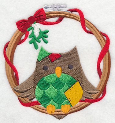 Hoop It Up Christmas Owl