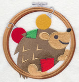 Hoop It Up Christmas Hedgehog