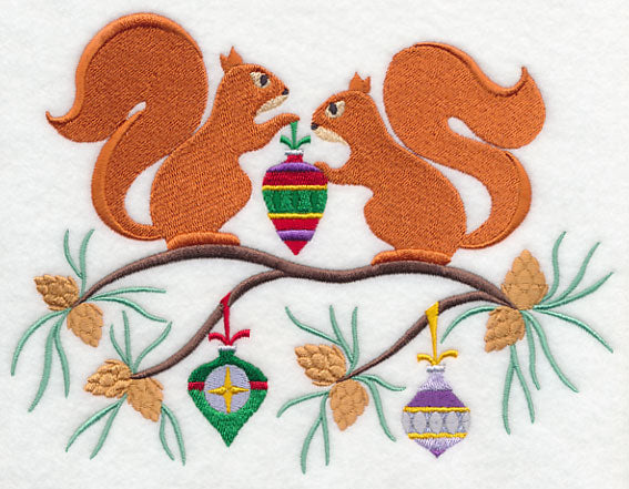 Deck the Halls with Christmas Squirrels