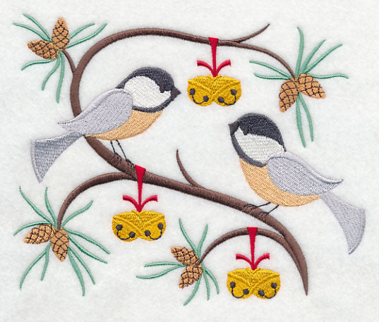 Deck the Halls with Christmas Chickadees