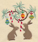 Deck the Halls with Christmas Rabbits