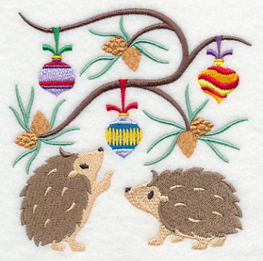 Deck the Halls with Christmas Hedgehogs