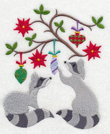 Deck the Halls with Christmas Raccoons
