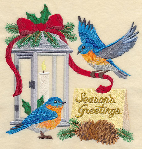 Bluebirds Give Season's Greetings