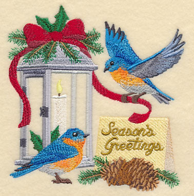 Bluebirds Give Season's Greetings