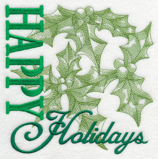 Happy Holidays Square