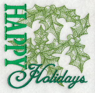 Happy Holidays Square