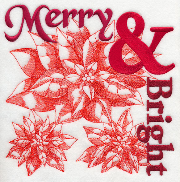 Merry and Bright Christmas Square