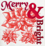 Merry and Bright Christmas Square