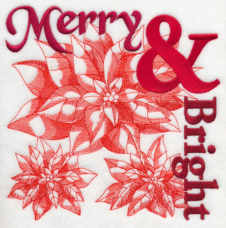 Merry and Bright Christmas Square
