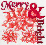 Merry and Bright Christmas Square