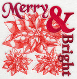 Merry and Bright Christmas Square