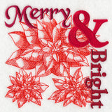 Merry and Bright Christmas Square