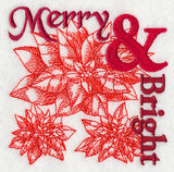 Merry and Bright Christmas Square