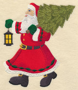 Bringing Home the Tree with Santa