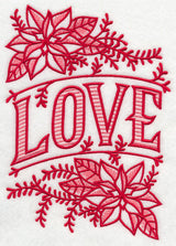 Christmas Love and Poinsettia