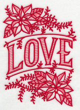 Christmas Love and Poinsettia