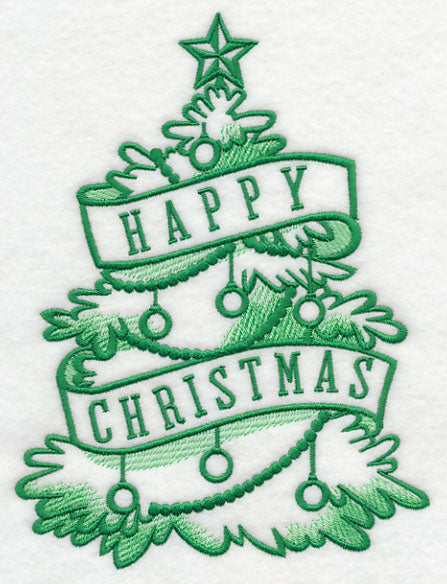 Happy Christmas and Tree