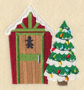 Christmas Outhouse - Hers
