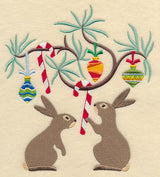 Deck the Halls with Christmas Rabbits