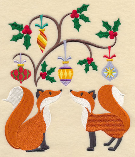 Deck the Halls with Christmas Foxes
