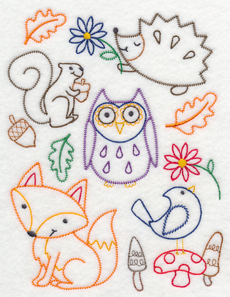 Autumn in the Woods (Vintage)