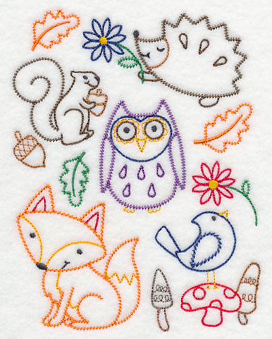 Autumn in the Woods (Vintage)