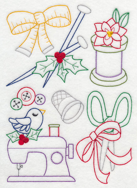 Crafty Christmas Collage (Vintage)