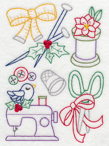 Crafty Christmas Collage (Vintage)