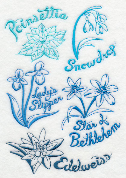 Winter Garden Collage