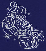 White Christmas Owl