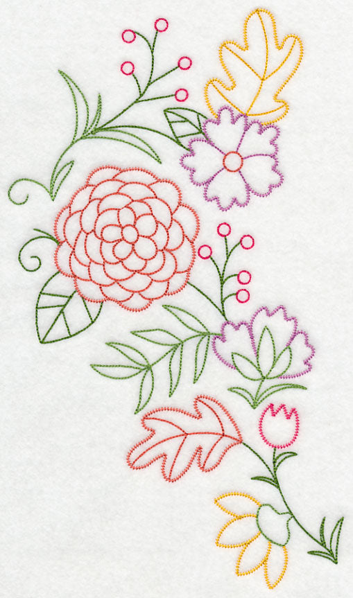 Autumn Flower Spray (Vintage)