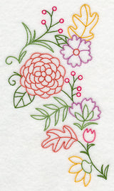 Autumn Flower Spray (Vintage)