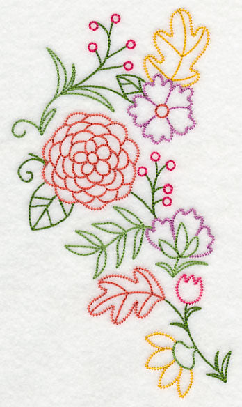 Autumn Flower Spray (Vintage)