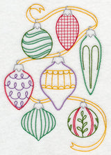 Very Merry Christmas Ornament Collage (Vintage)