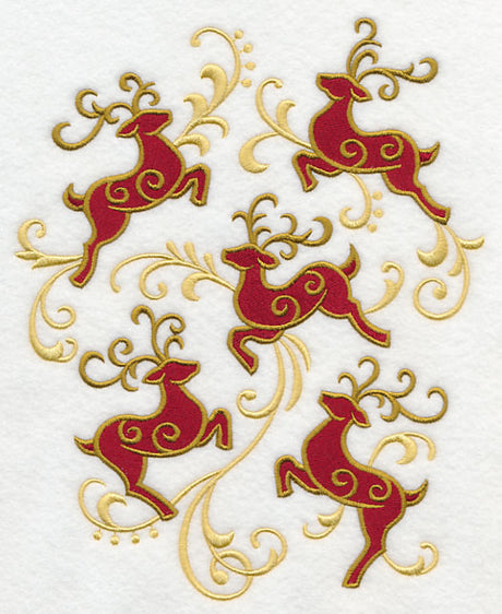 Reindeer Frolic Collage