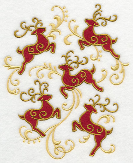 Reindeer Frolic Collage