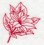 Poinsettia 2 (Redwork)