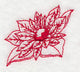 Poinsettia 3 (Redwork)