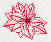 Poinsettia 5 (Redwork)