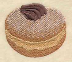 Chocolate-Filled Doughnut