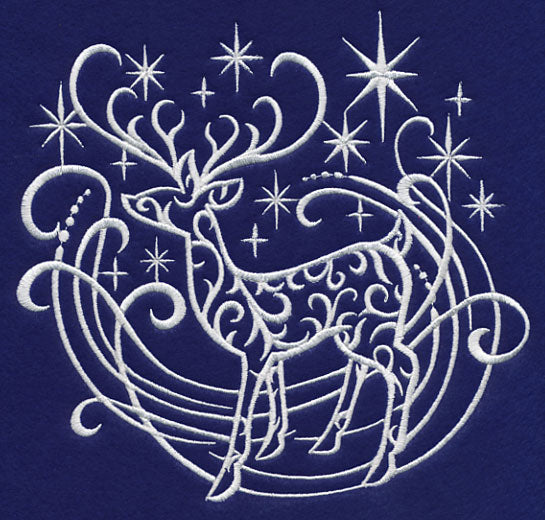 White Christmas Reindeer