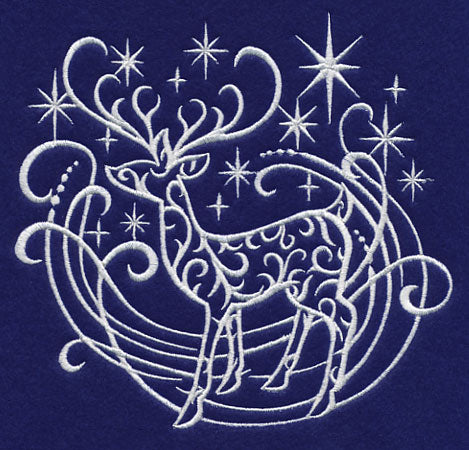 White Christmas Reindeer