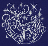 White Christmas Reindeer