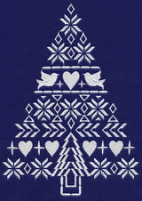 White Christmas Nordic Tree of Peace