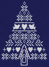 White Christmas Nordic Tree of Peace