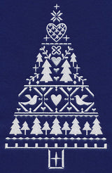 White Christmas Nordic Tree of Love