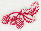 Northwoods Pine Branch (Redwork)
