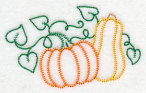 Pumpkin Pair (Vintage)