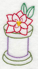 Crafty Christmas Spool of Thread (Vintage)